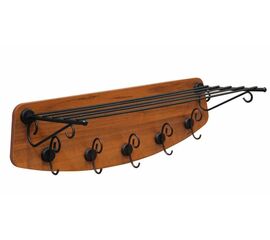 Вешалка Грация 4/5 (орех/черный/черный) | Интернет магазин мебели и декора LifeDekor