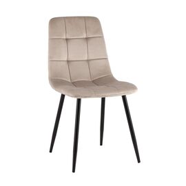 Стул Chilly NS велюр серо-бежевый | Интернет магазин мебели и декора LifeDekor