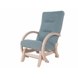 Кресло-качалка маятник Мэтисон ткань минт, каркас береза белая | Интернет магазин мебели и декора LifeDekor