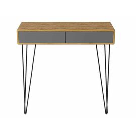 Стол-консоль Телфорд дуб американский/графит | Интернет магазин мебели и декора LifeDekor