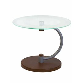 Стол журнальный Дуэт 13Н металлик/ср.-кор/прозр. | Интернет магазин мебели и декора LifeDekor