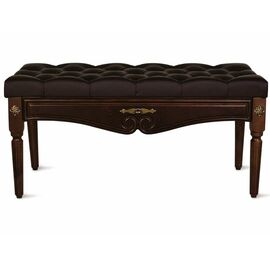 Банкетка Сильвия экокожа корич./темно-корич. | Интернет магазин мебели и декора LifeDekor