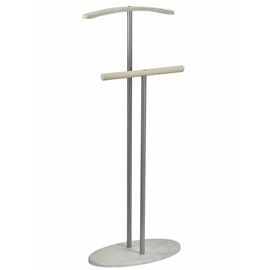 Вешалка костюмная Дэви 2 металлик/дуб дымчатый | Интернет магазин мебели и декора LifeDekor