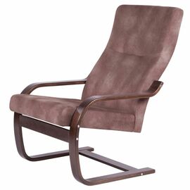 Кресло Кристалл ткань орех, каркас орех | Интернет магазин мебели и декора LifeDekor