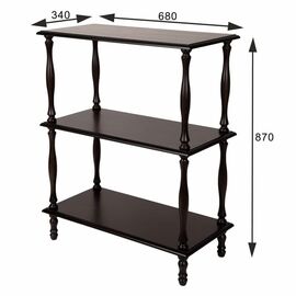 Этажерка П 9 венге | Интернет магазин мебели и декора LifeDekor