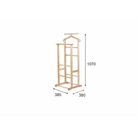 Вешалка костюмная В 9Н светло-коричневый | Интернет магазин мебели и декора LifeDekor