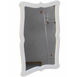 Зеркало навесное Берже 23 белый ясень 97 см х 67 см | Интернет магазин мебели и декора LifeDekor