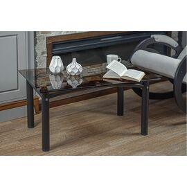 Стол журнальный Робер 3М черный/тонированное | Интернет магазин мебели и декора LifeDekor