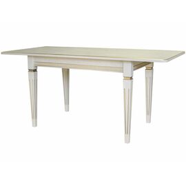 Стол обеденный Васко В 86Н слоновая кость/золото 120/170*80 | Интернет магазин мебели и декора LifeDekor