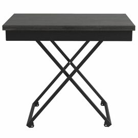 Стол универсальный трансформируемый АНДРЭ Loft ЛДСП интра/чёрный | Интернет магазин мебели и декора LifeDekor