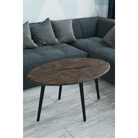 Стол журнальный Арабика браун/чёрный | Интернет магазин мебели и декора LifeDekor