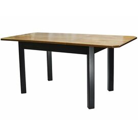 Стол обеденный Мариус М 80 дуб/чёрный 120/170*80 | Интернет магазин мебели и декора LifeDekor
