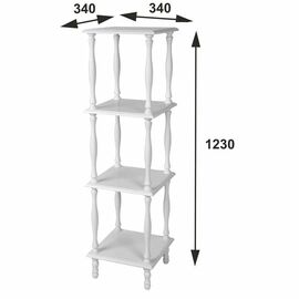Этажерка П 8 белый | Интернет магазин мебели и декора LifeDekor