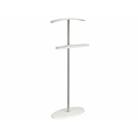 Вешалка костюмная Дэви 3 металлик/белый | Интернет магазин мебели и декора LifeDekor