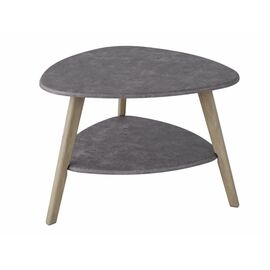 Стол журнальный Бруклин серый бетон/дуб сонома | Интернет магазин мебели и декора LifeDekor