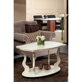 Стол журнальный Берже 3 слоновая кость | Интернет магазин мебели и декора LifeDekor