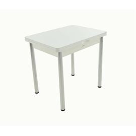 Стол Бари мини, Стекло, Белый | Интернет магазин мебели и декора LifeDekor