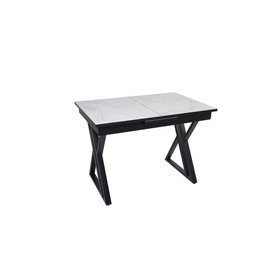 Стол Саен 18 Черный/Жемчужный Перито | Интернет магазин мебели и декора LifeDekor