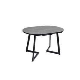 Стол Саен 21 Черный/Бетон | Интернет магазин мебели и декора LifeDekor