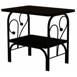 Тумба прикроватная МК-7    Черный / Венге | Интернет магазин мебели и декора LifeDekor