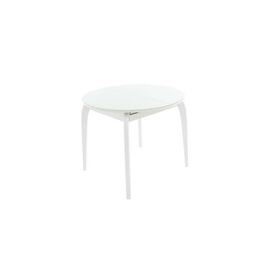 Стол Ривьера СВ D90, Стекло, Эмаль белая,  7 | Интернет магазин мебели и декора LifeDekor