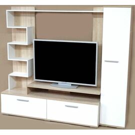 Тумба ТВ-1 дуб сонома/белый | Интернет магазин мебели и декора LifeDekor