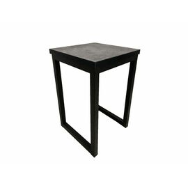 Табурет Саен Черный / Бетон 809 | Интернет магазин мебели и декора LifeDekor