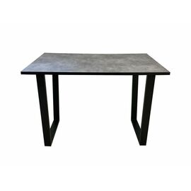 Стол Саен 8, Черный/Бетон | Интернет магазин мебели и декора LifeDekor