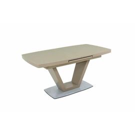 Стол Фоджа, Стекло, 140см, Капучино | Интернет магазин мебели и декора LifeDekor