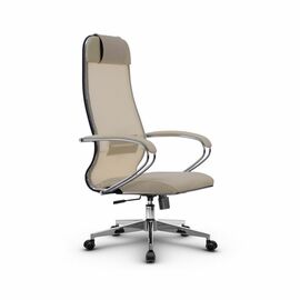 Metta L 1m 36/K_17834_Сетка X2 - Бежевый_Кожа перфорированная NewLeather - Бежевый | Интернет магазин мебели и декора LifeDekor