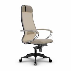 Metta L 1m 36/K_17840_Сетка X2 - Бежевый_Кожа перфорированная NewLeather - Бежевый | Интернет магазин мебели и декора LifeDekor