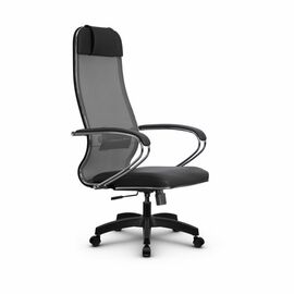 Metta L 1m 36/K_17831_Сетка X2 - Светло-серый_Кожа перфорированная NewLeather - Серый | Интернет магазин мебели и декора LifeDekor