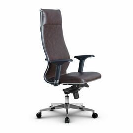 Metta L 1m 42/4D_17841_Кожа перфорированная NewLeather - Темно-коричневый_Кожа перфорированная NewLeather - Темно-коричневый | Интернет магазин мебели и декора LifeDekor