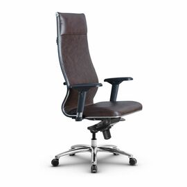 Metta L 1m 42/4D_17838_Кожа перфорированная NewLeather - Темно-коричневый_Кожа перфорированная NewLeather - Темно-коричневый | Интернет магазин мебели и декора LifeDekor