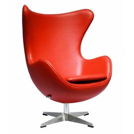 Кресло EGG STYLE CHAIR красный, Цвет: Красный | Интернет магазин мебели и декора LifeDekor
