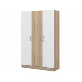 Шкаф «Алёна» 3-х дверный (без зеркал), Дуб сонома/Белый | Интернет магазин мебели и декора LifeDekor