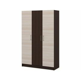 Шкаф «Алёна» 3дв (без зеркал), Венге/Дуб молочный | Интернет магазин мебели и декора LifeDekor