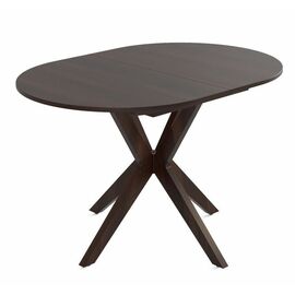 Стол обеденный овальный Астерия (Темный орех /шпон дуб) | Интернет магазин мебели и декора LifeDekor