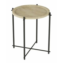 Стол журнальный Кнуд (Дуб санремо/Чёрный) | Интернет магазин мебели и декора LifeDekor