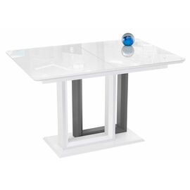 Стол Санса белая шагрень / белый | Интернет магазин мебели и декора LifeDekor