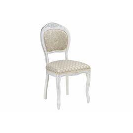 Стул деревянный Лауро патина серебро / бежевый | Интернет магазин мебели и декора LifeDekor