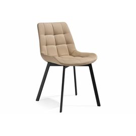 Стул Челси черный / бежевый | Интернет магазин мебели и декора LifeDekor