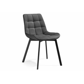 Стул Челси черный / темно-серый | Интернет магазин мебели и декора LifeDekor