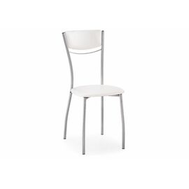 Стул Goki с мягкой спинкой белый полимер / светлый мусс | Интернет магазин мебели и декора LifeDekor