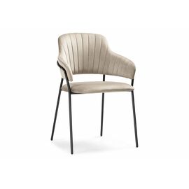 Стул Инклес серый / черный глянец | Интернет магазин мебели и декора LifeDekor