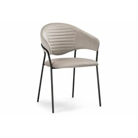 Стул Рансол серый / черный глянец | Интернет магазин мебели и декора LifeDekor