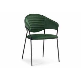 Стул Рансол темно-зеленый / черный глянец | Интернет магазин мебели и декора LifeDekor