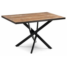 Стол деревянный Стол Дэй дуб юкон / черный | Интернет магазин мебели и декора LifeDekor