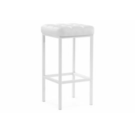 Барный стул Лофт линкольн белый / белый матовый | Интернет магазин мебели и декора LifeDekor