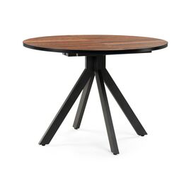 Стол деревянный Бетина дерево / черный | Интернет магазин мебели и декора LifeDekor